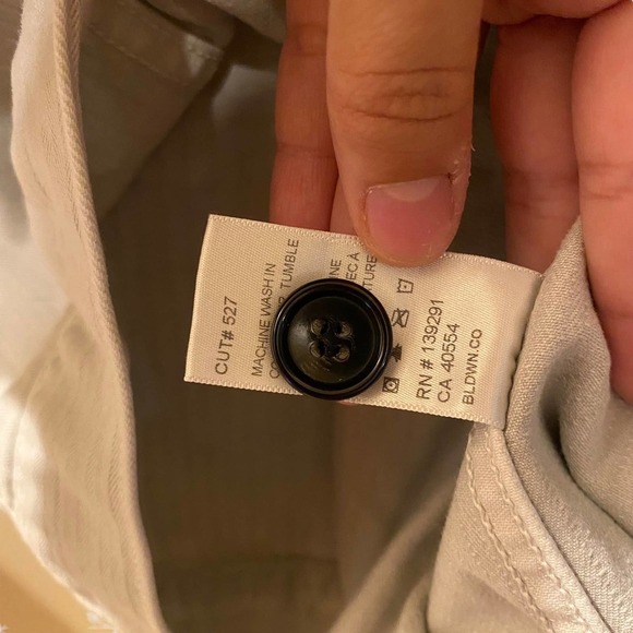 BLDWN Druid Cotton Blend Jacket in Light Grey sz XS - Picture 5 of 9